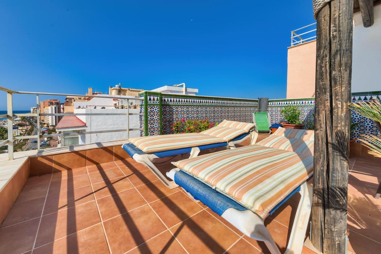 Holidays2Fuengirola Duplex With Stunning Sea View, Terraces,1St Line Beside Port Eksteriør billede